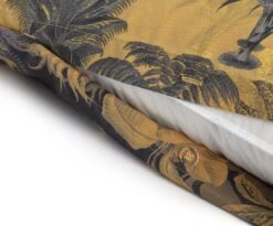 Habitat Palm Floral Print Mustard Bedding Set - Single -Habitat Store 3344457 R Z004A