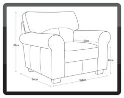 Habitat Salisbury Leather Armchair - Black -Habitat Store 3384400 R E001