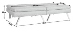 Habitat Duo 2 Seater Clic Clac Sofa Bed - Charcoal 12 Habitat Duo 2 Seater Clic Clac Sofa Bed - Charcoal -Habitat Store 3432022 R E001