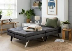Habitat Duo 2 Seater Clic Clac Sofa Bed - Charcoal 19 Habitat Duo 2 Seater Clic Clac Sofa Bed - Charcoal -Habitat Store 3432022 R Z004C