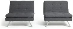 Habitat Duo 2 Seater Clic Clac Sofa Bed - Charcoal 17 Habitat Duo 2 Seater Clic Clac Sofa Bed - Charcoal -Habitat Store 3432022 R Z006A