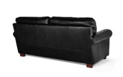 Habitat Salisbury Leather 3 Seater Sofa - Black -Habitat Store 3568604 R Z003A