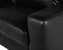 Habitat Salisbury Leather 3 Seater Sofa - Black -Habitat Store 3568604 R Z006A