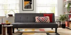Habitat Patsy 2 Seater Clic Clac Sofa Bed - Charcoal 15 Habitat Patsy 2 Seater Clic Clac Sofa Bed - Charcoal -Habitat Store 3578704 R Z002C