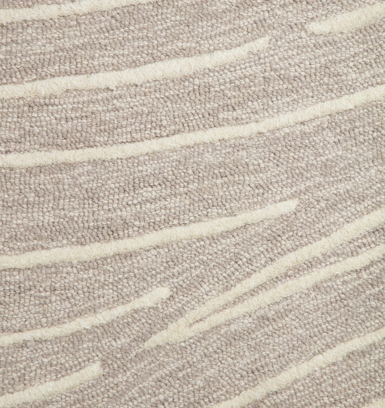 Habitat Hand Tufted Wool & Cotton Rug - Natural -120X170cm 3 Habitat Hand Tufted Wool & Cotton Rug - Natural -120X170cm - Image 3