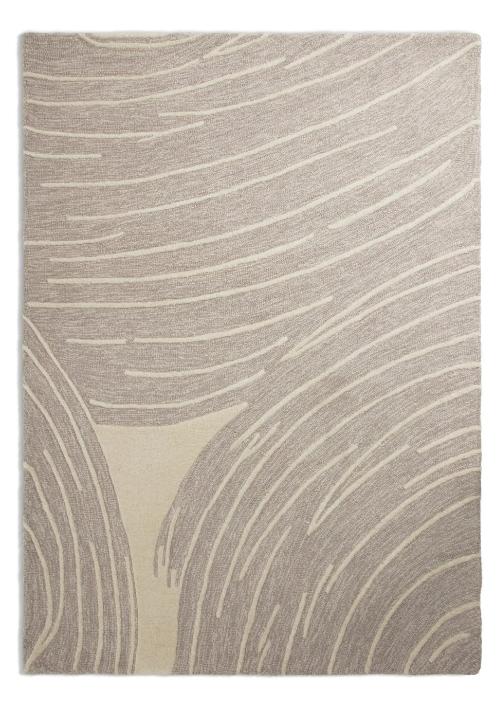 Habitat Hand Tufted Wool & Cotton Rug - Natural -120X170cm 1 Habitat Hand Tufted Wool & Cotton Rug - Natural -120X170cm