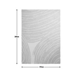 Habitat Hand Tufted Wool & Cotton Rug - Natural -120X170cm 11 Habitat Hand Tufted Wool & Cotton Rug - Natural -120X170cm -Habitat Store 3636574 R Z001E