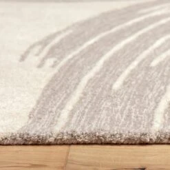 Habitat Hand Tufted Wool & Cotton Rug - Natural -120X170cm 9 Habitat Hand Tufted Wool & Cotton Rug - Natural -120X170cm -Habitat Store 3636574 R Z002C