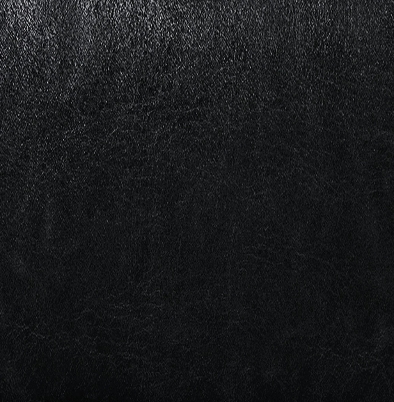 Habitat Salisbury Leather Storage Footstool - Black 2 Habitat Salisbury Leather Storage Footstool - Black - Image 2