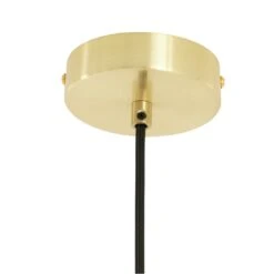 Habitat Tires Alabaster Ceiling Pendant Light -Brushed Brass 10 Habitat Tires Alabaster Ceiling Pendant Light -Brushed Brass -Habitat Store 4075990 R Z004A