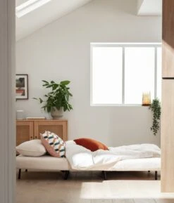 Habitat Roma Small Double Boucle Chairbed - Cream 16 Habitat Roma Small Double Boucle Chairbed - Cream -Habitat Store 4077981 R Z005A