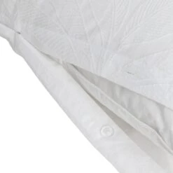 Habitat Cotton 180TC Leaf Matelasse White Bedding - Double 11 Habitat Cotton 180TC Leaf Matelasse White Bedding - Double -Habitat Store 4096429 R Z004A