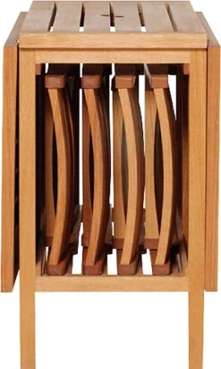 Habitat Zeno 4 Seater Folding Wooden Patio Set 17 Habitat Zeno 4 Seater Folding Wooden Patio Set -Habitat Store 4196563 R Z008A