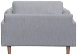 Habitat Salome Fabric Cuddle Chair - Light Grey -Habitat Store 4333742 R Z003A