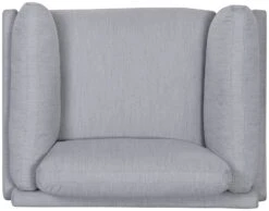 Habitat Salome Fabric Cuddle Chair - Light Grey -Habitat Store 4333742 R Z006A