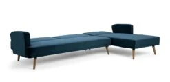 Habitat Andy Right Corner Velvet Clic Clac Sofa Bed - Navy -Habitat Store 4461126 R Z003A