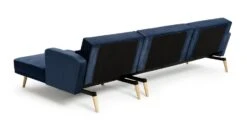Habitat Andy Right Corner Velvet Clic Clac Sofa Bed - Navy -Habitat Store 4461126 R Z004A