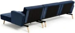 Habitat Andy Right Corner Velvet Clic Clac Sofa Bed - Navy -Habitat Store 4461126 R Z005A