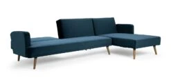Habitat Andy Right Corner Velvet Clic Clac Sofa Bed - Navy -Habitat Store 4461126 R Z006A