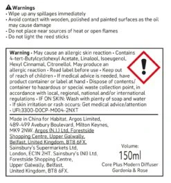 Habitat 150ml Scented Diffuser - Gardenia & Rose 9 Habitat 150ml Scented Diffuser - Gardenia & Rose -Habitat Store 4497444 R Z011A