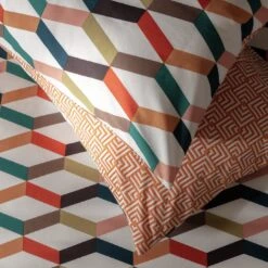 Habitat Geometric ZigZag Multicolour Bedding Set - Single -Habitat Store 4529257 R Z002C