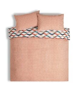 Habitat Geometric ZigZag Multicolour Bedding Set - Single -Habitat Store 4529257 R Z003A