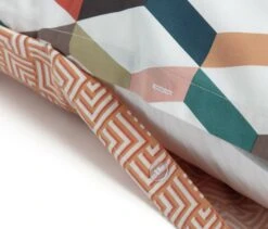 Habitat Geometric ZigZag Multicolour Bedding Set - Single -Habitat Store 4529257 R Z004A