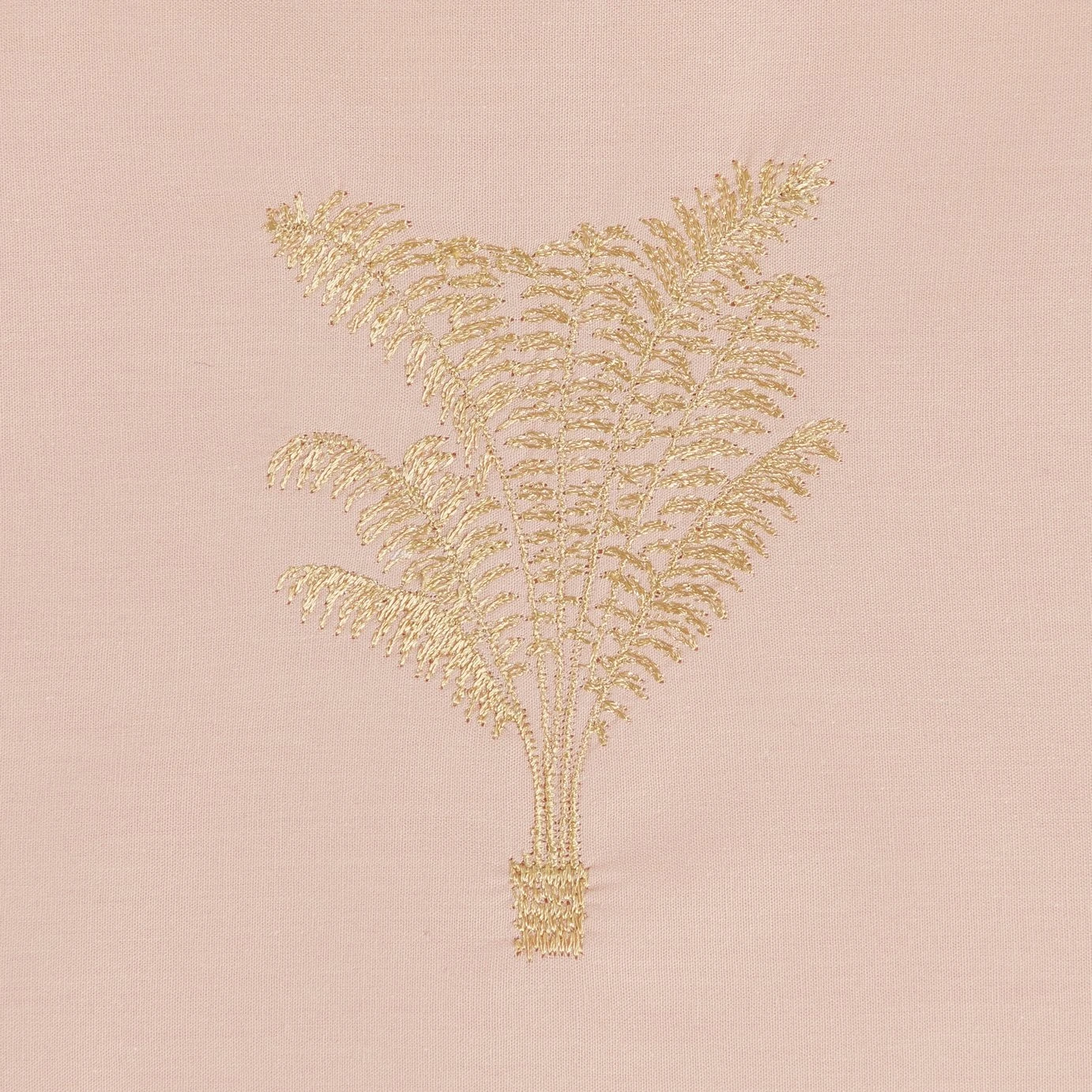 Habitat Embroidered Palm Pink Bedding Set - Single 2 Habitat Embroidered Palm Pink Bedding Set - Single - Image 2