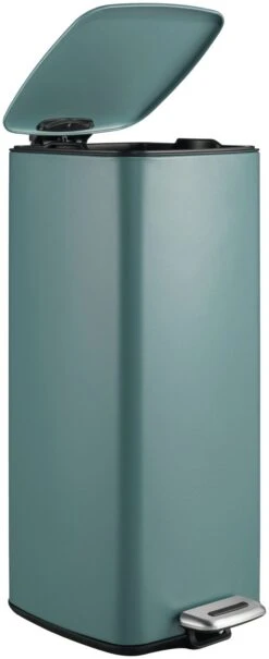 Habitat 28 Litre Square Waste Bin - Teal 7 Habitat 28 Litre Square Waste Bin - Teal -Habitat Store 4543628 R Z002A