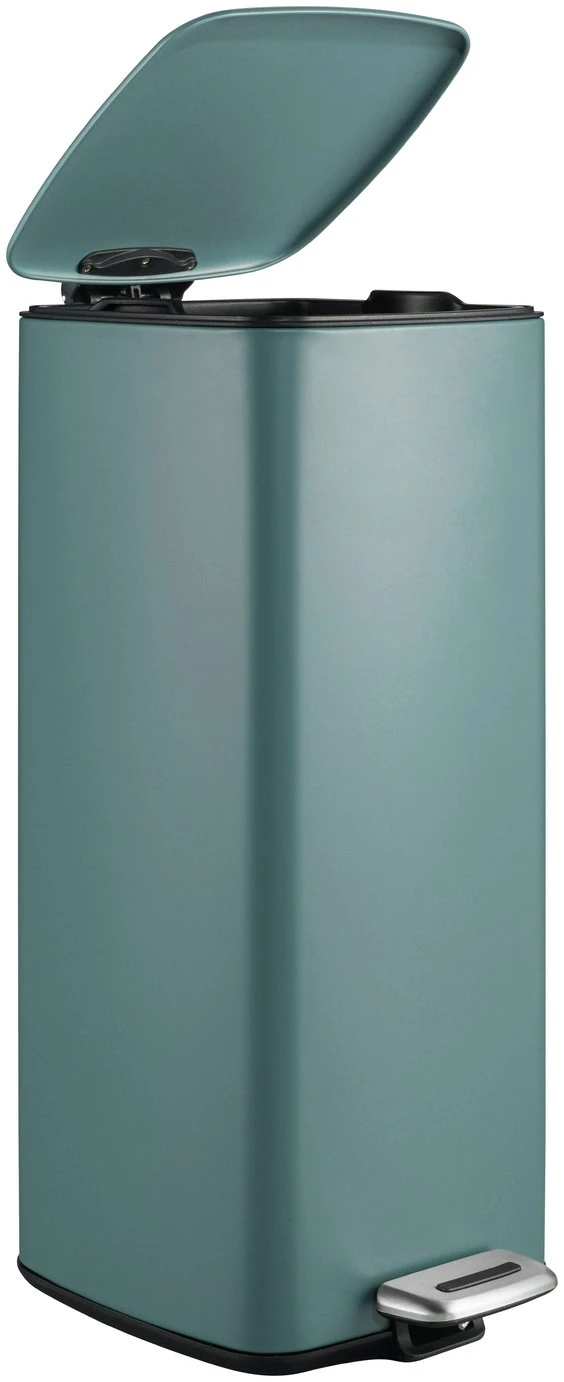Habitat 28 Litre Square Waste Bin - Teal 3 Habitat 28 Litre Square Waste Bin - Teal - Image 3