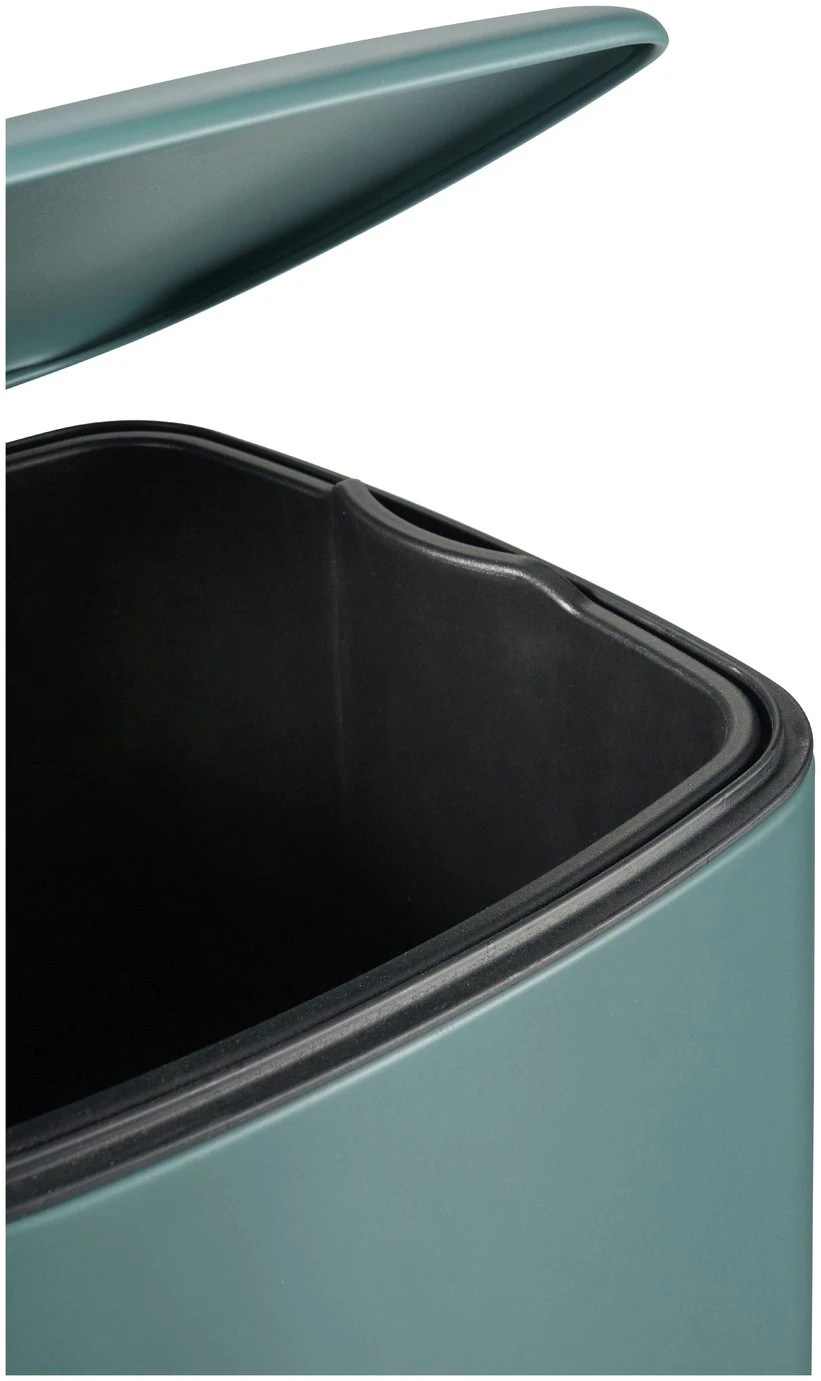 Habitat 28 Litre Square Waste Bin - Teal 5 Habitat 28 Litre Square Waste Bin - Teal - Image 5