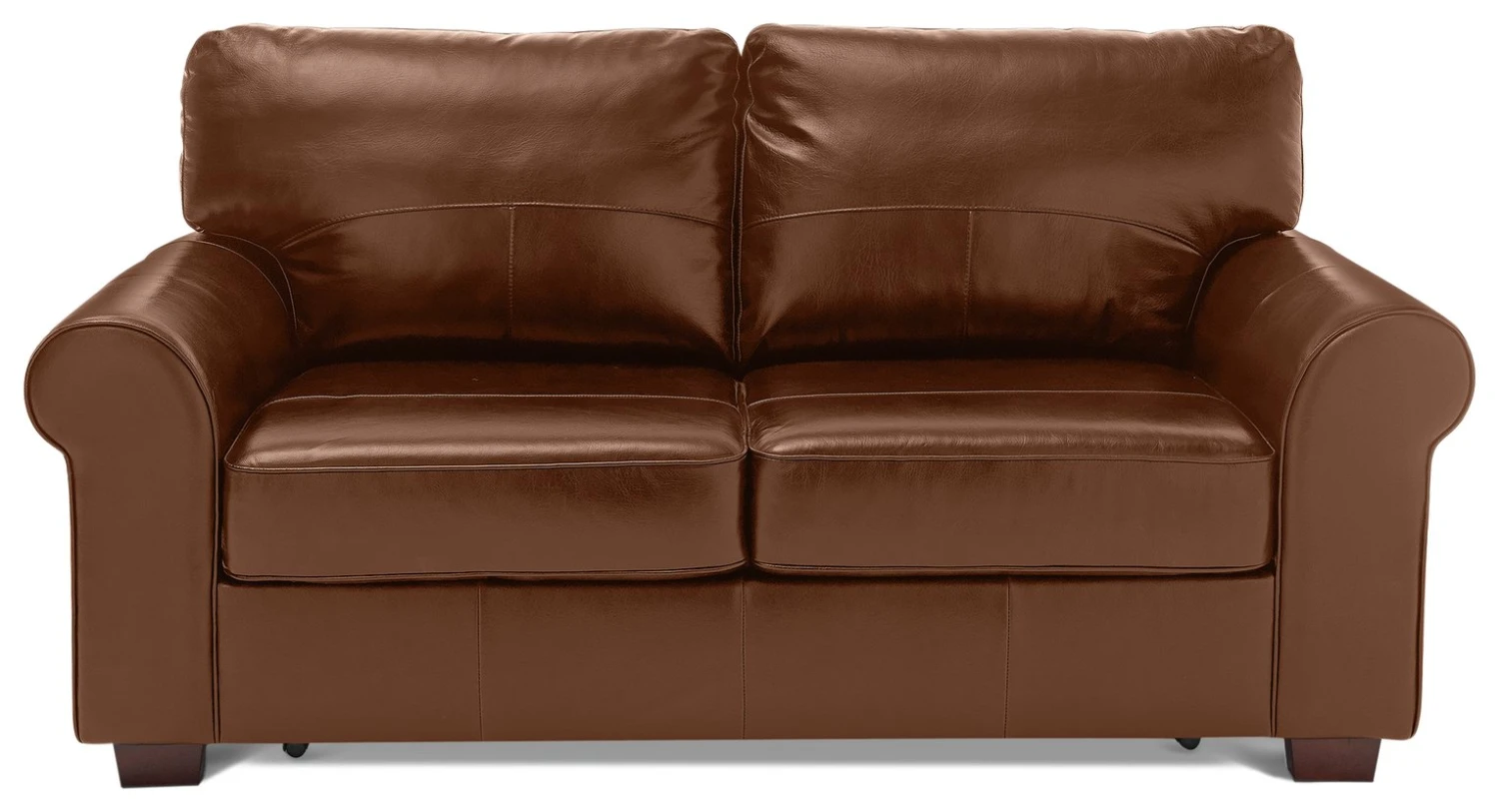Habitat Salisbury 2 Seater Leather Sofa Bed - Tan 1 Habitat Salisbury 2 Seater Leather Sofa Bed - Tan
