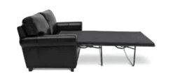 Habitat Salisbury 2 Seater Leather Sofa Bed - Black 9 Habitat Salisbury 2 Seater Leather Sofa Bed - Black -Habitat Store 4552121 R Z004A