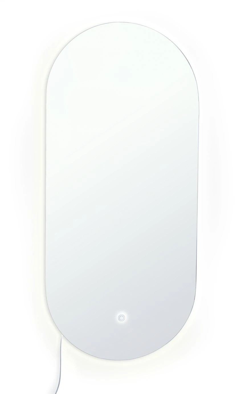 Habitat Large Vertical Backlight LED Mirror - White 4 Habitat Large Vertical Backlight LED Mirror - White - Image 4