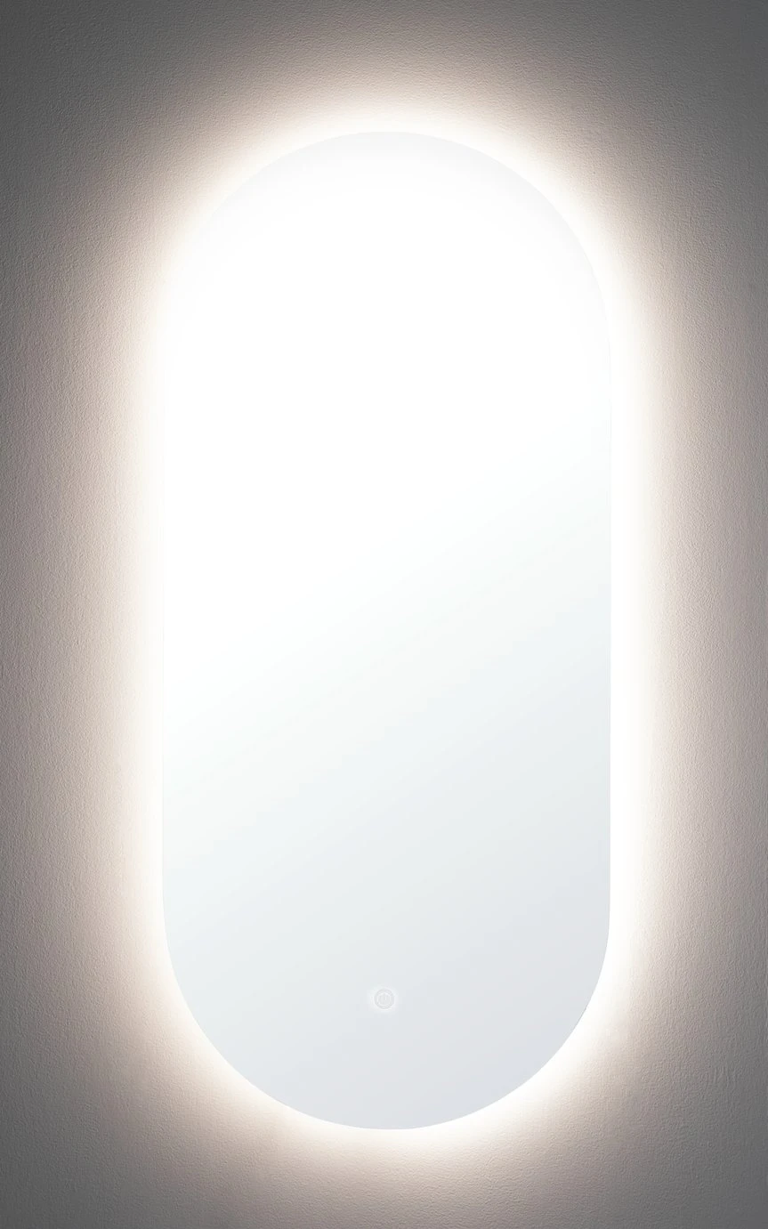 Habitat Large Vertical Backlight LED Mirror - White 5 Habitat Large Vertical Backlight LED Mirror - White - Image 5