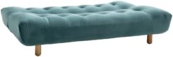 Habitat Kota 3 Seater Velvet Clic Clac Sofa Bed - Teal -Habitat Store 4588298 R Z003A
