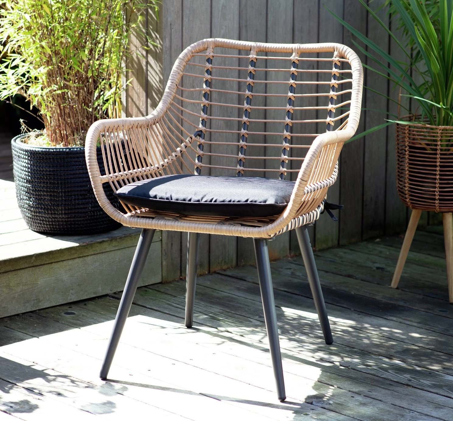 Habitat 4 Seater Bamboo Effect Garden Sofa Set 8 Habitat 4 Seater Bamboo Effect Garden Sofa Set - Image 8