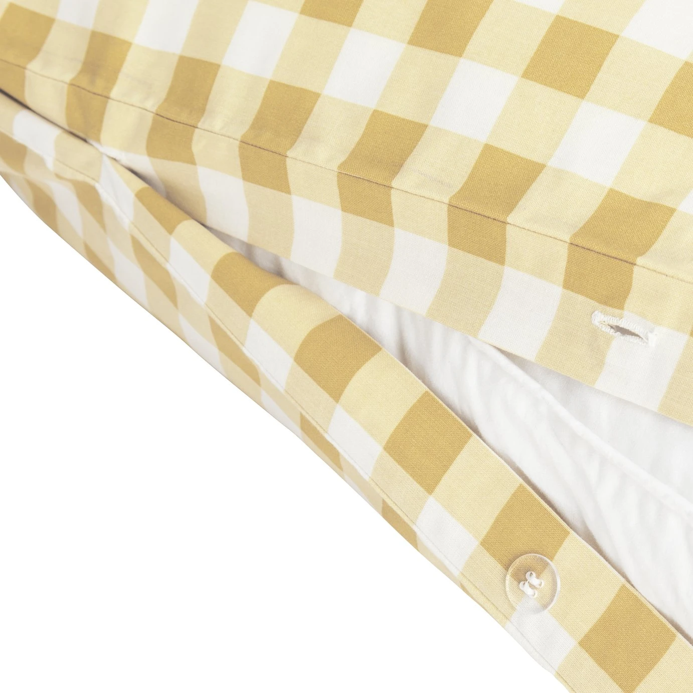 Habitat Herbalist Plain Gingham Yellow Bedding Set - Single 4 Habitat Herbalist Plain Gingham Yellow Bedding Set - Single - Image 4