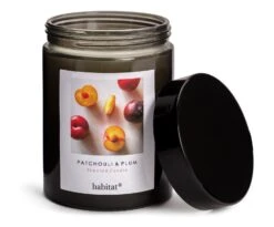 Habitat Scented Jar Candle - Patchouli & Plum 7 Habitat Scented Jar Candle - Patchouli & Plum -Habitat Store 4663924 R Z002A