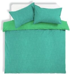 Habitat Emerald Cotton Textured Green Bedding Set - Single 8 Habitat Emerald Cotton Textured Green Bedding Set - Single -Habitat Store 4887432 R Z002A