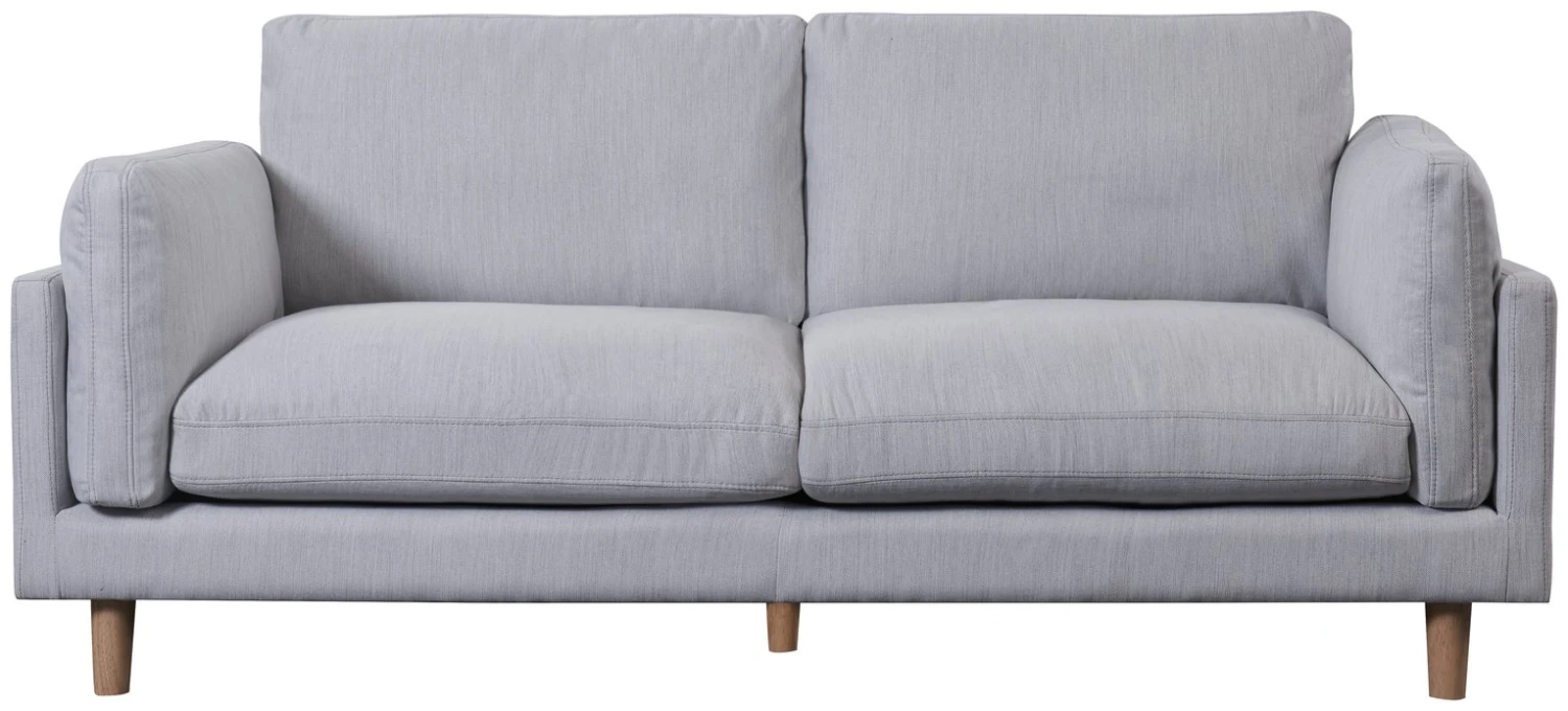 Habitat Habita Salome Fabric 3 Seater Sofa - Light Grey 1 Habitat Habita Salome Fabric 3 Seater Sofa - Light Grey