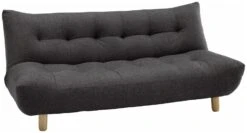 Habitat Kota 3 Seater Fabric Clic Clac Sofa Bed - Charcoal
