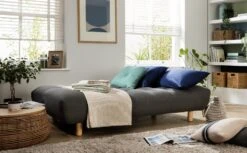 Habitat Kota 3 Seater Fabric Clic Clac Sofa Bed - Charcoal -Habitat Store 5017737 R Z002C
