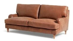 Habitat Livingston Leather 3 Seater Sofa - Tan 14 Habitat Livingston Leather 3 Seater Sofa - Tan -Habitat Store 5397213 R Z002A