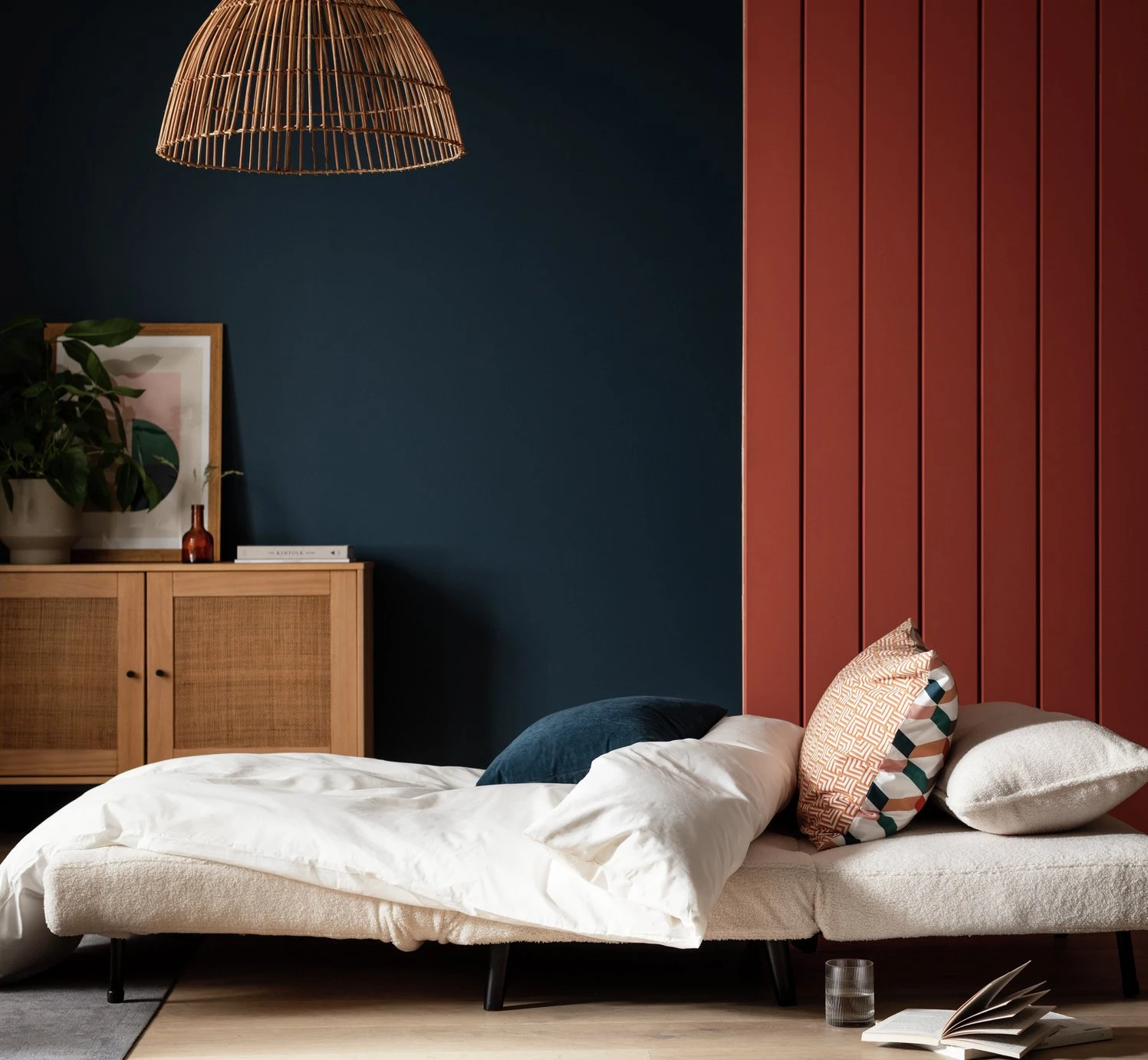 Habitat Roma Single Boucle Chairbed - Cream 8 Habitat Roma Single Boucle Chairbed - Cream - Image 8