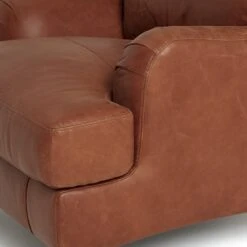 Habitat Livingston Leather Armchair - Tan -Habitat Store 5654248 R Z004A