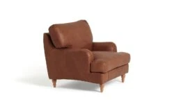 Habitat Livingston Leather Armchair - Tan -Habitat Store 5654248 R Z005A