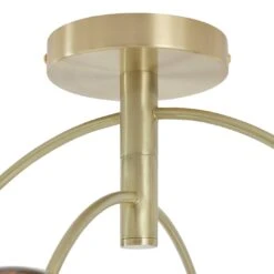 Habitat Hayle Tortoise Shell 4 Light Ceiling Light - Brass -Habitat Store 5792571 R Z004A