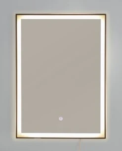 Habitat Rectangle Backlight LED Mirror - Black -Habitat Store 6025601 R Z002A