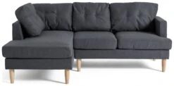 Habitat Joshua Left Hand Corner Chaise Sofa - Charcoal 13 Habitat Joshua Left Hand Corner Chaise Sofa - Charcoal -Habitat Store 6089647 R Z002A